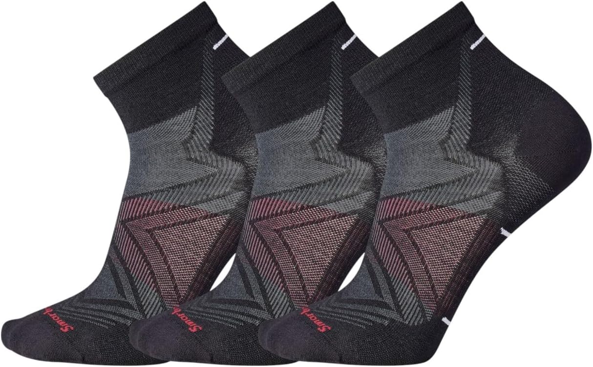 Smartwool Men's Run Zero Cushion Ankle Socks for Comfort
