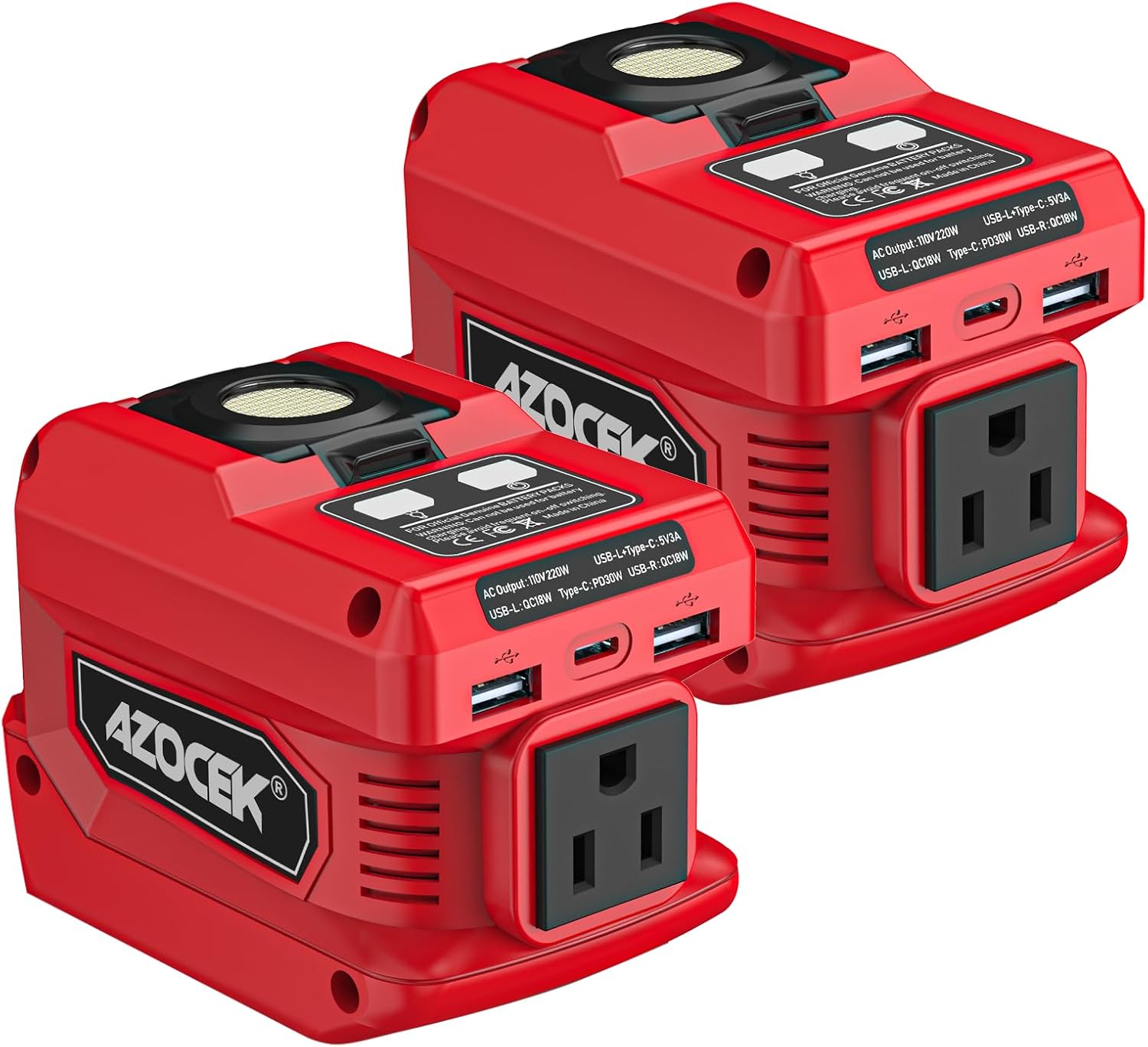 220W Power Inverter for Milwau-kee 18V Battery - Portable Solution