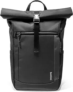 Roll Top Laptop Backpack for 13-16 inch MacBook by tomtoc