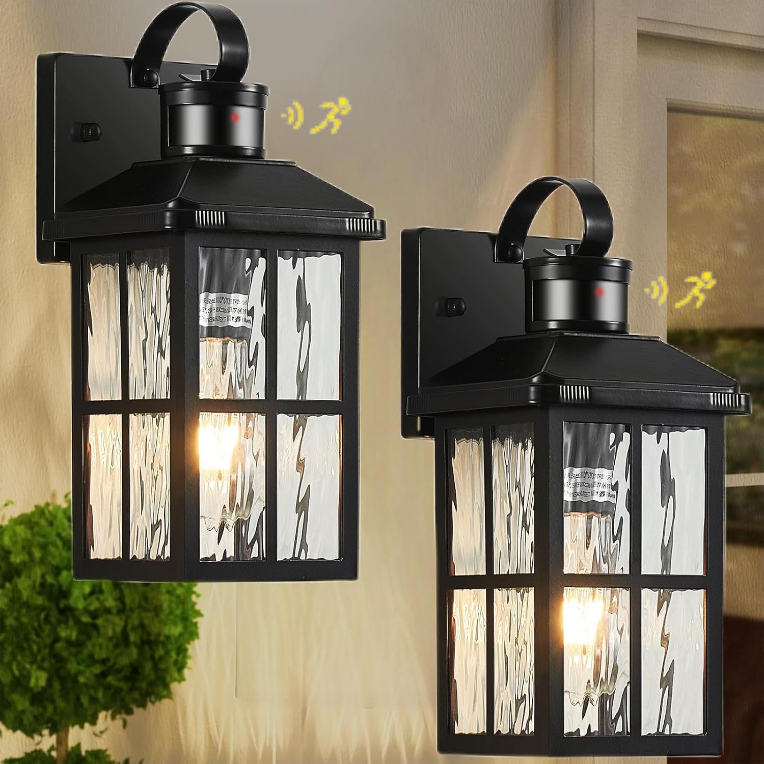 Motion Sensor Porch Lights Outdoor for Modern Home Security