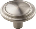 Cabinet Knob Satin Nickel 1-1/4 in 25 Pack - Everyday Heritage