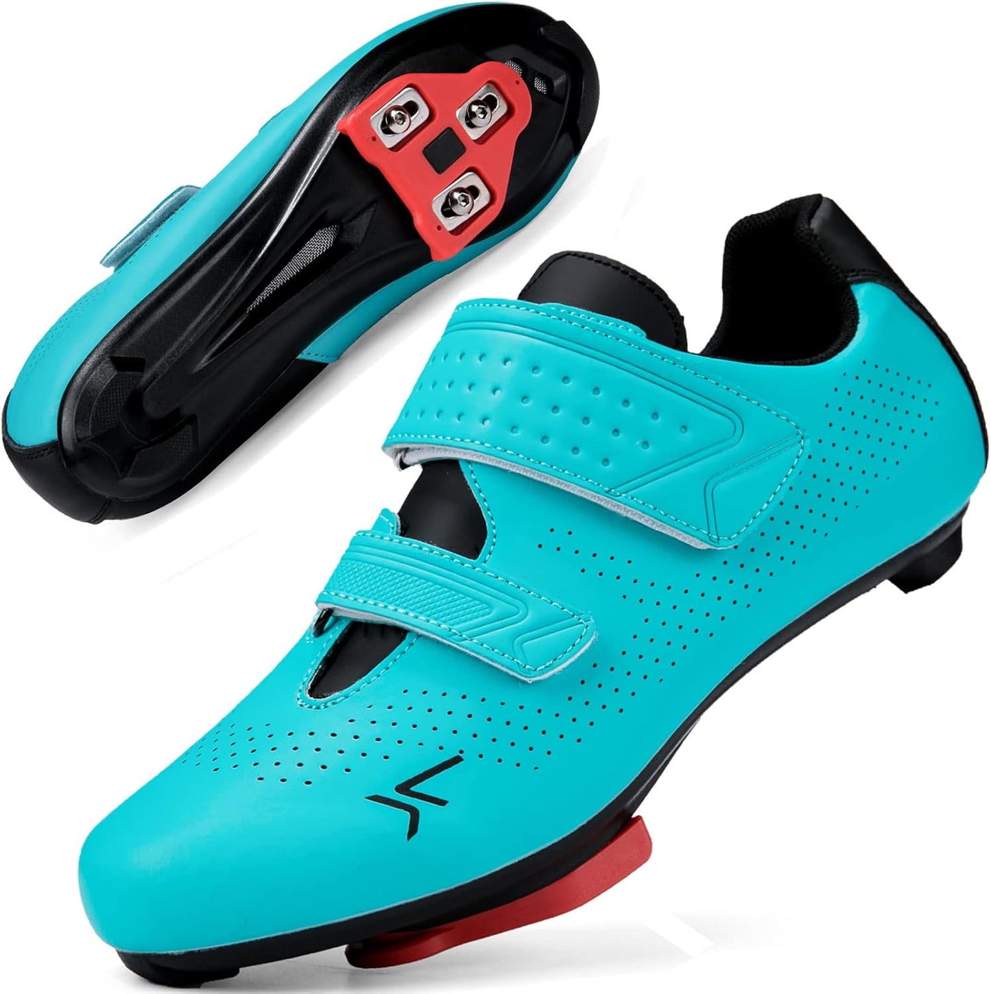 Mens Womens Cycling Shoes with Delta Cleats for Peloton Bikes