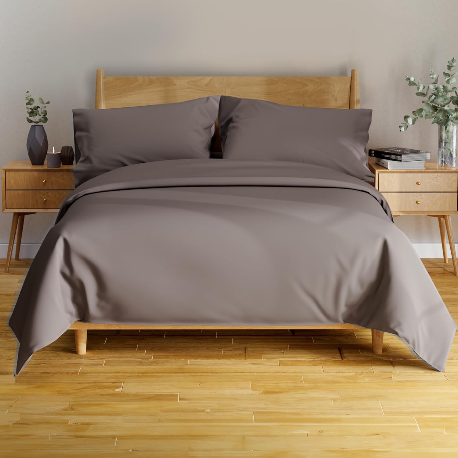 BAMPURE California King Sheet Sets - Luxurious Viscose Comfort