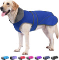 Dog Coat Blue L - Waterproof Christmas Puppy Winter Jacket
