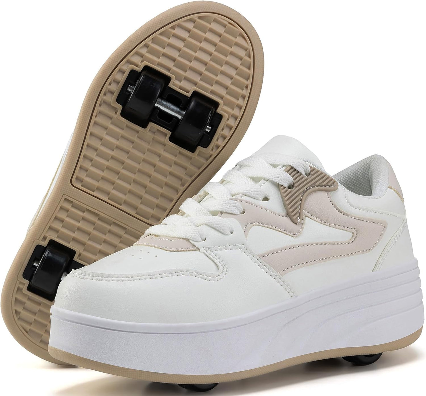 Roller Skate Shoes for Kids with Detachable Wheels for Fun