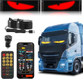 2PCS Devil Eyes Lights for Cars - Programmable LED Display for Truck