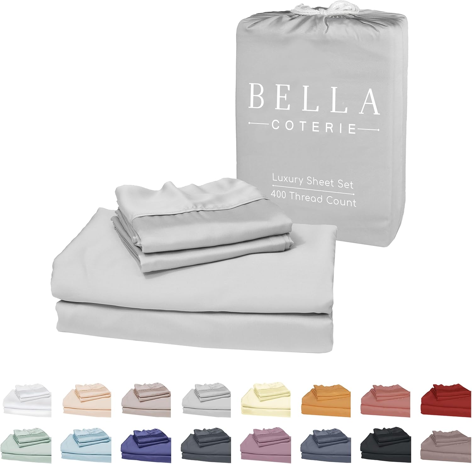 Luxury Bamboo Viscose Split Top King Size Sheet Set for Comfort
