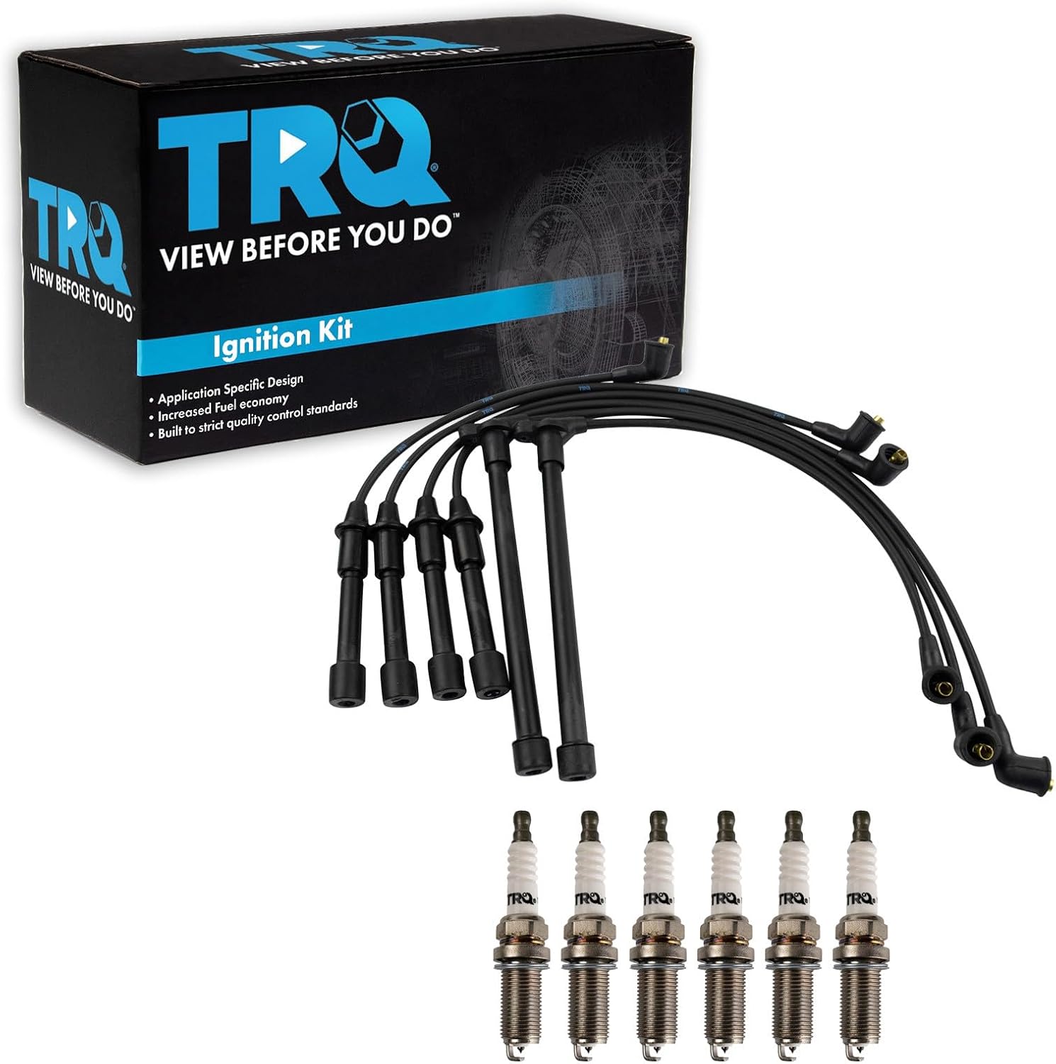 TRQ Spark Plug Kit for Infiniti QX4 and Nissan Frontier