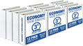 3 Inch 3-Ring Binders Clear View Cover - 12 Pack White