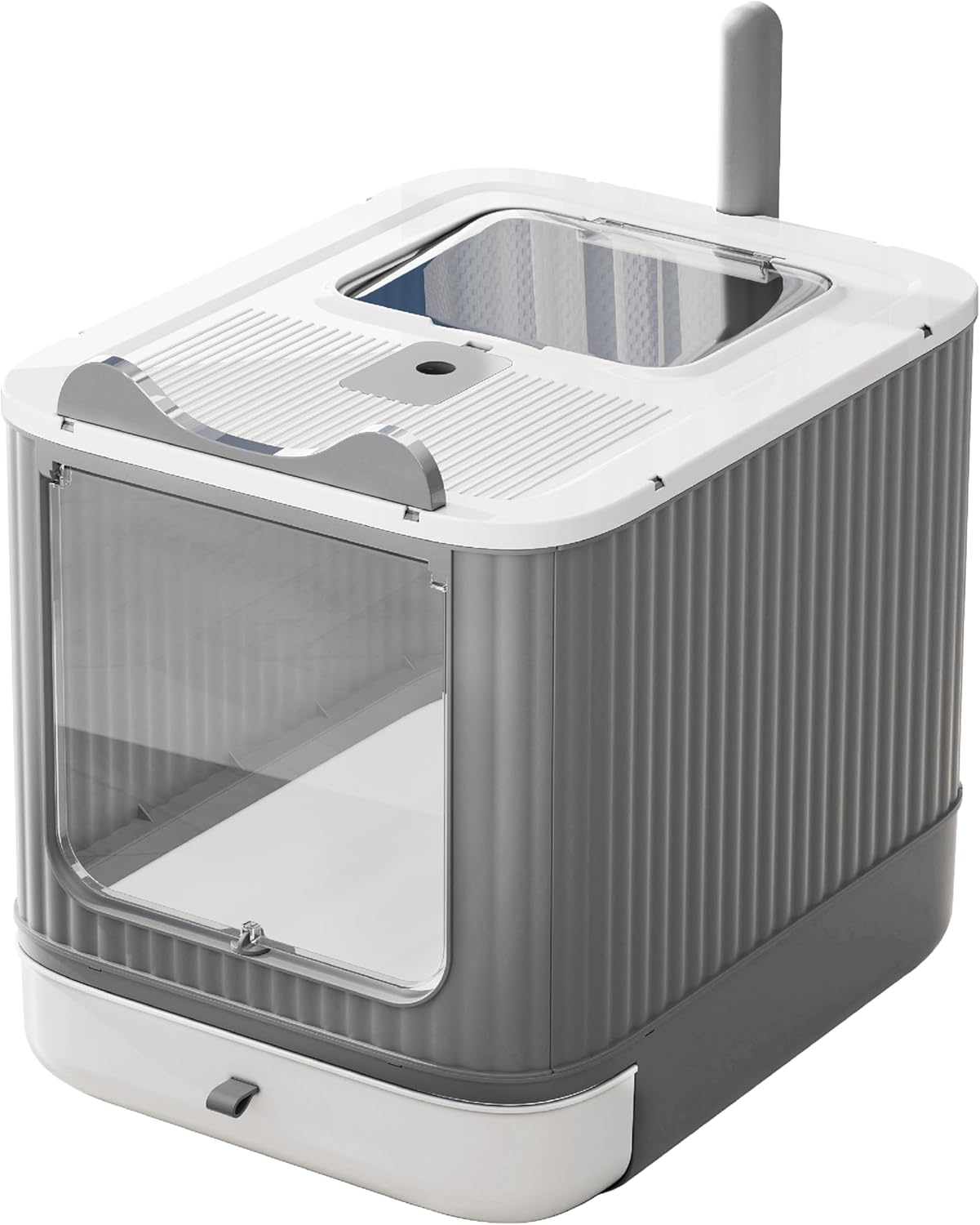 Upgraded Fully Enclosed Cat Litter Box for Easy Cleaning