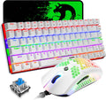 80% Mechanical Gaming Keyboard and Mouse 3-in-1 Set - Compact RGB