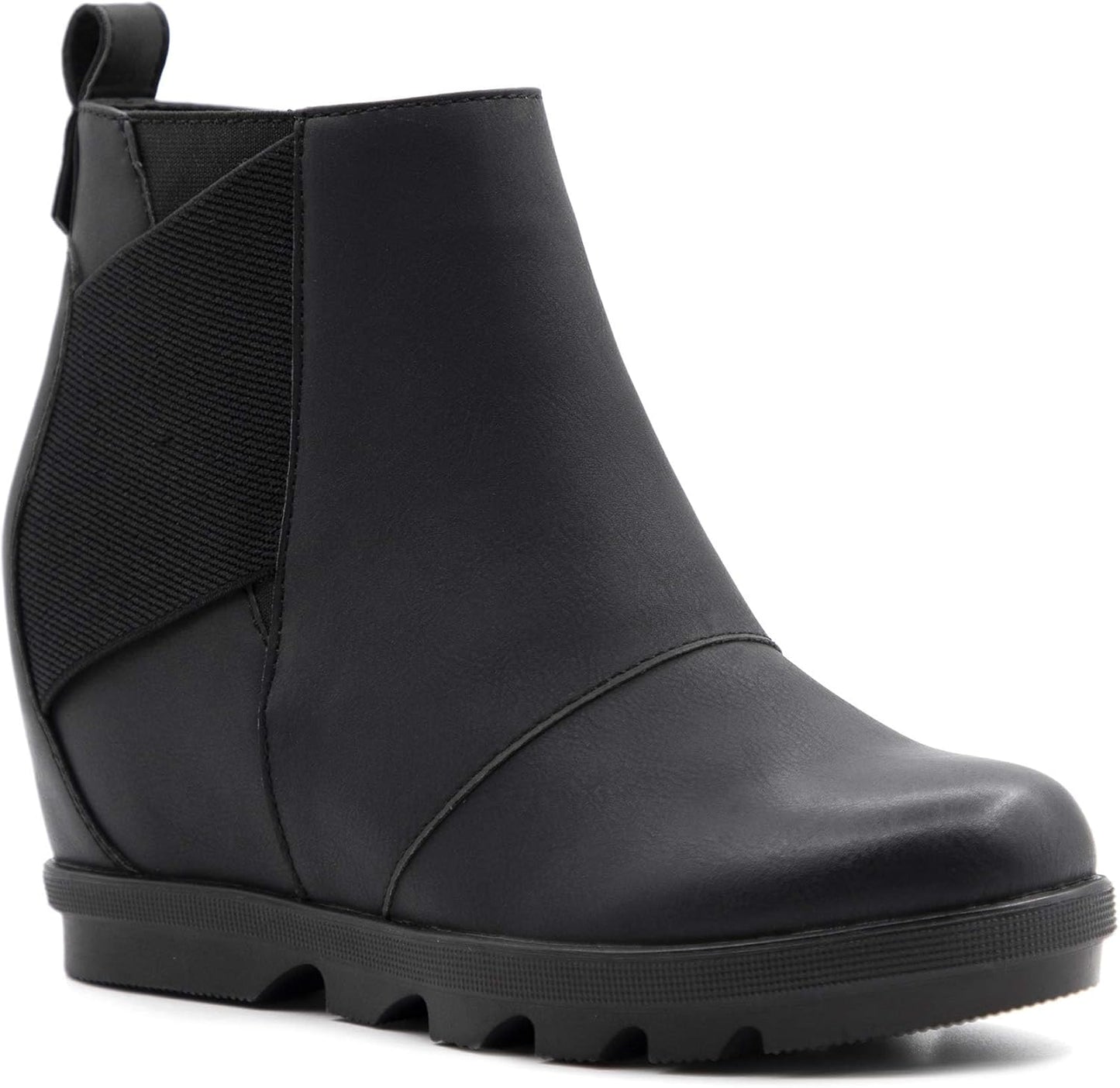 Athlefit Women's Wedge Boots for Stylish Comfort and Stability