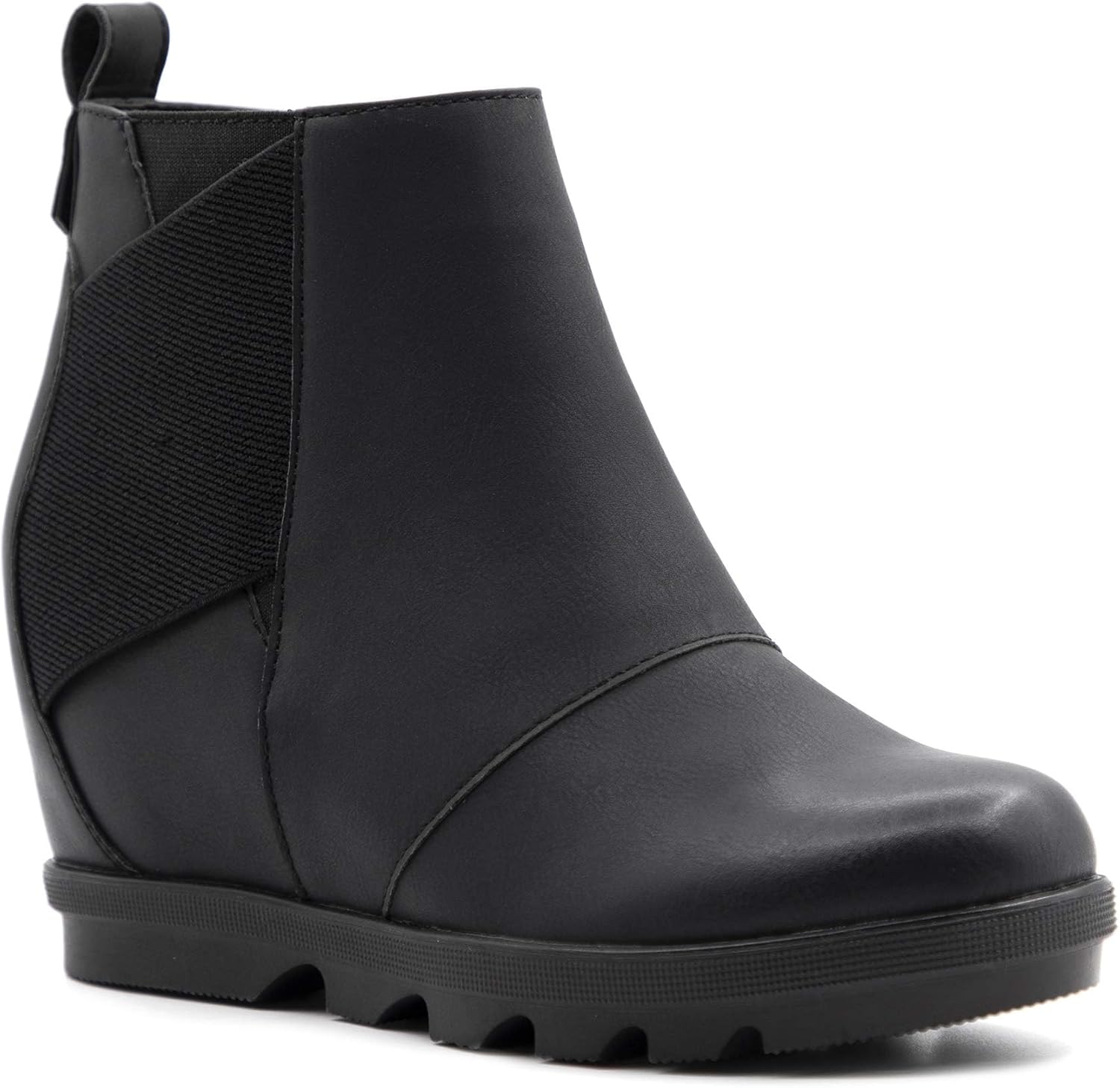 Athlefit Women's Wedge Boots for Comfort and Style