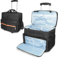Rolling Teacher Bag with Detachable Trolley - Spacious 17.3 in Tote