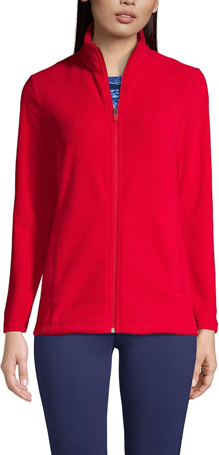 Lands' End Anyweather Fleece Full Zip Jacket for All Seasons