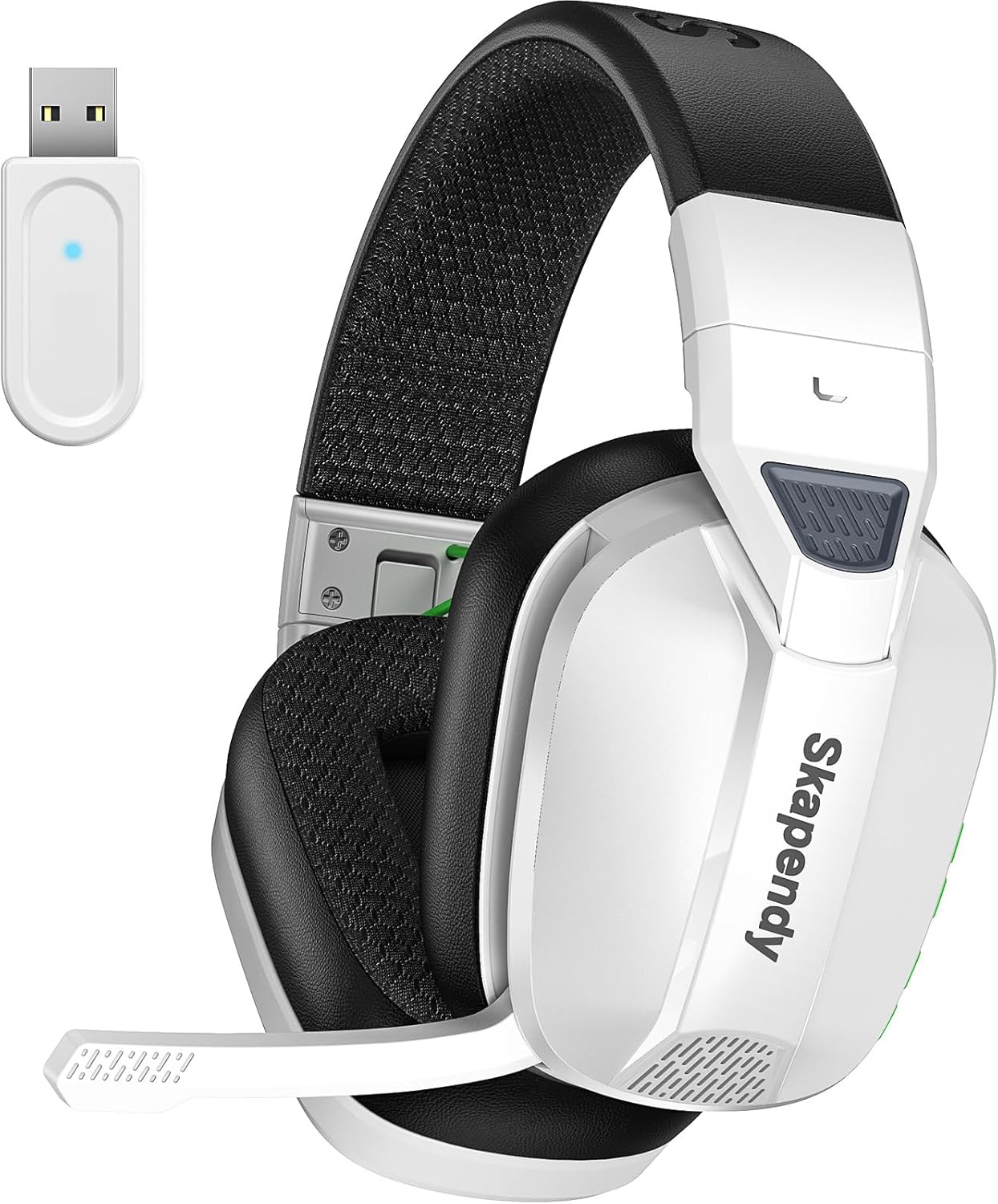 Wireless Gaming Headset - 3D Stereo Sound - 50Hrs Battery