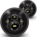 TRUE MODS 7-in H6024 LED Headlights for Jeep Wrangler - Bright Trail