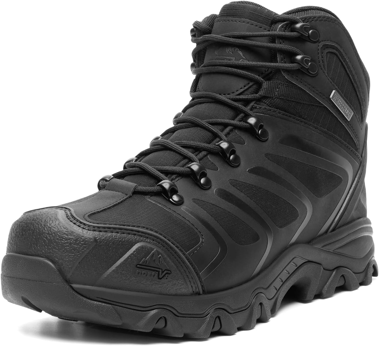NORTIV 8 Waterproof Work Boots for Men with Steel Toe Safety