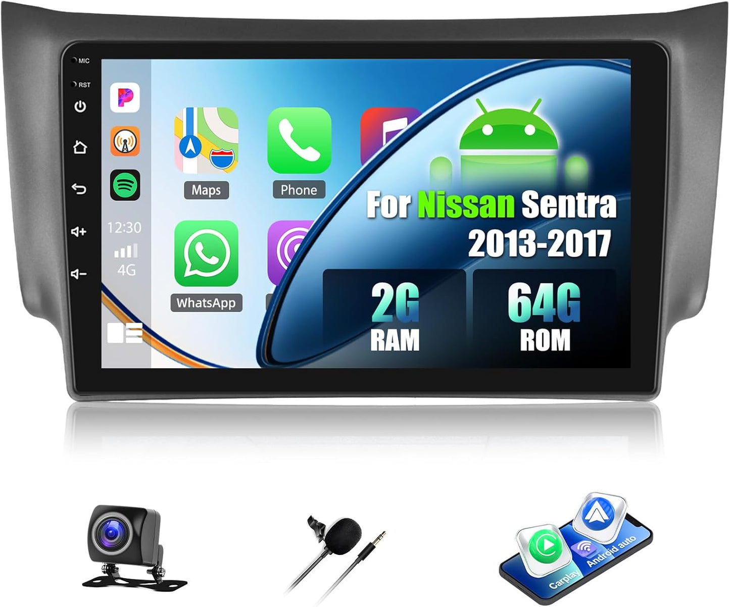 2G+64G Android Car Stereo for Nissan Sentra 2013-2017 Review