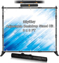 iElyiEsy Backdrop Banner Stand 8x8FT - Heavy Duty Adjustable Stand