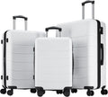 OLIXIS 3-Piece Luggage Set 20/24/28 in - Smooth Spinner Travel Set