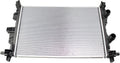 TRQ Radiator Assembly Aluminum Core Compatible with 17-20 Jeep Compass