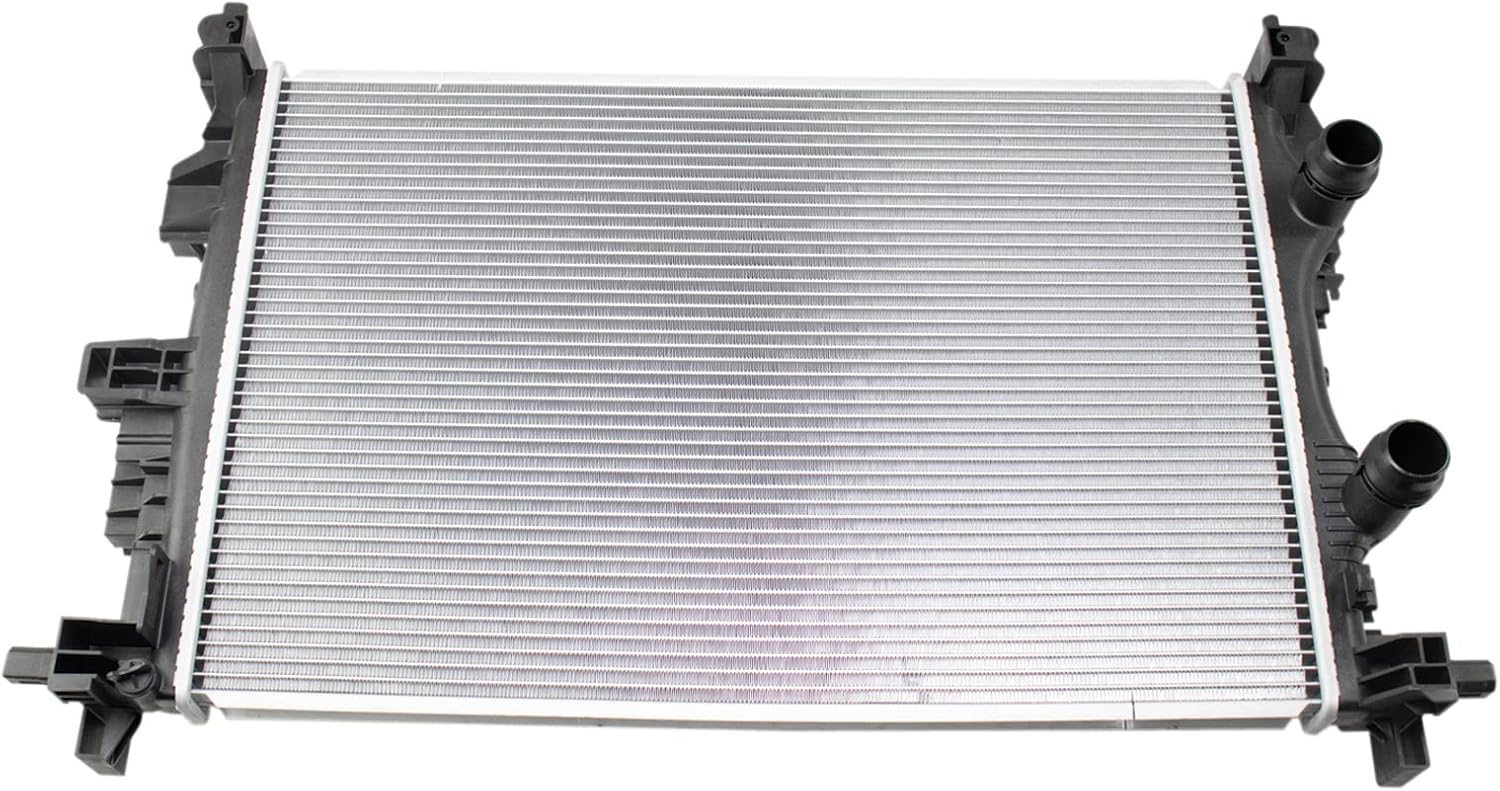 TRQ Radiator Assembly Aluminum Core for 17-20 Jeep Compass