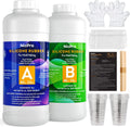 Nicpro Silicone Rubber Kit 80oz Clear - Fast Cure 1:1 Silicone