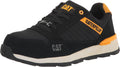 CAT Men's Venward Composite Toe Industrial Shoe Black/Cat Yellow 7.5