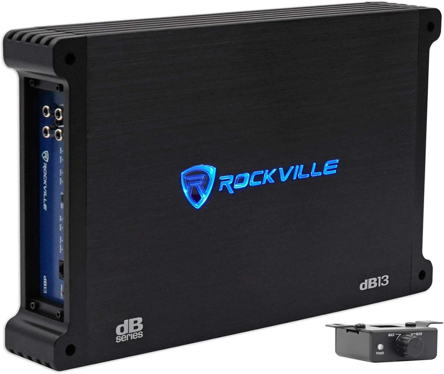 Rockville dB13 3000W Mono Car Amplifier for Powerful Bass