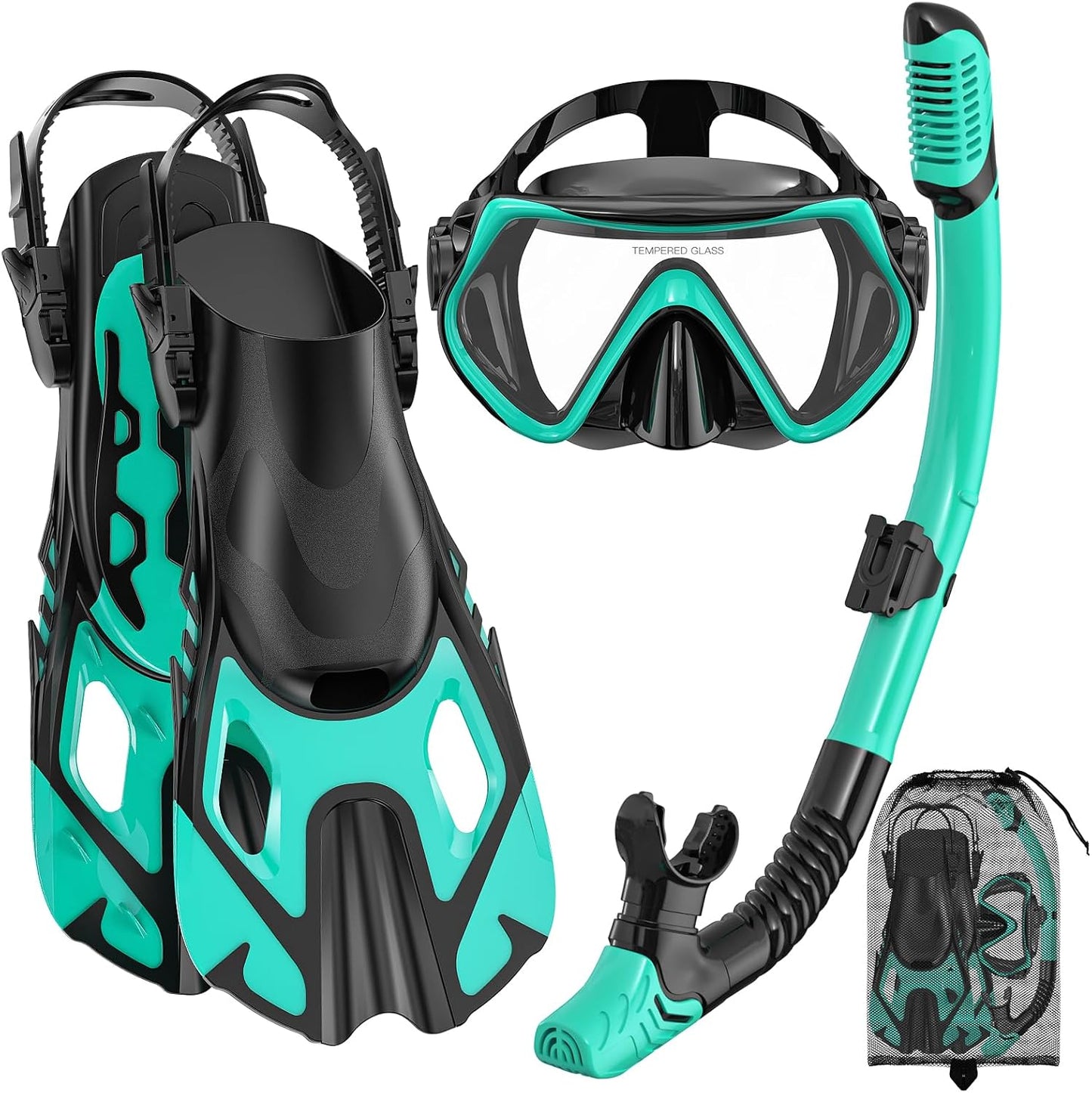 Panoramic View Snorkel Set - Anti-Fog & Leak-Free!