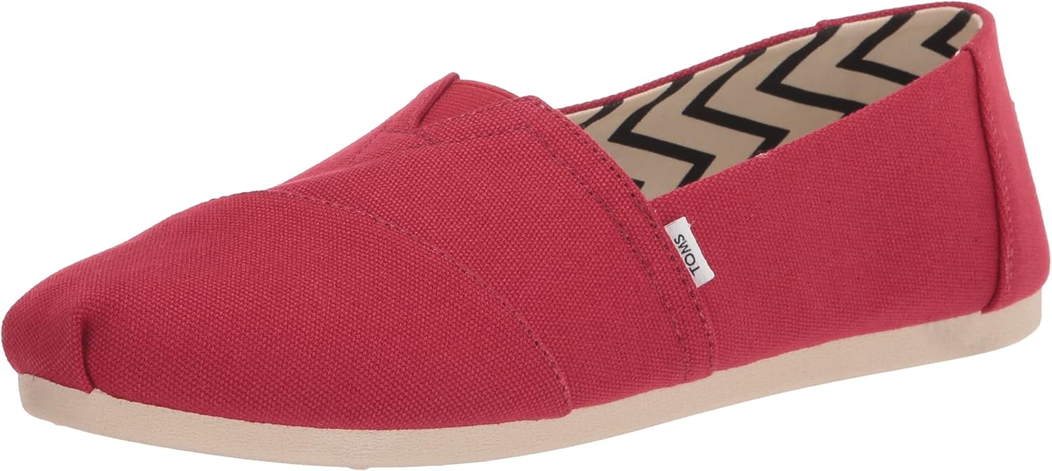 TOMS Women's Alpargata Slip On Flats for Eco-Friendly Comfort