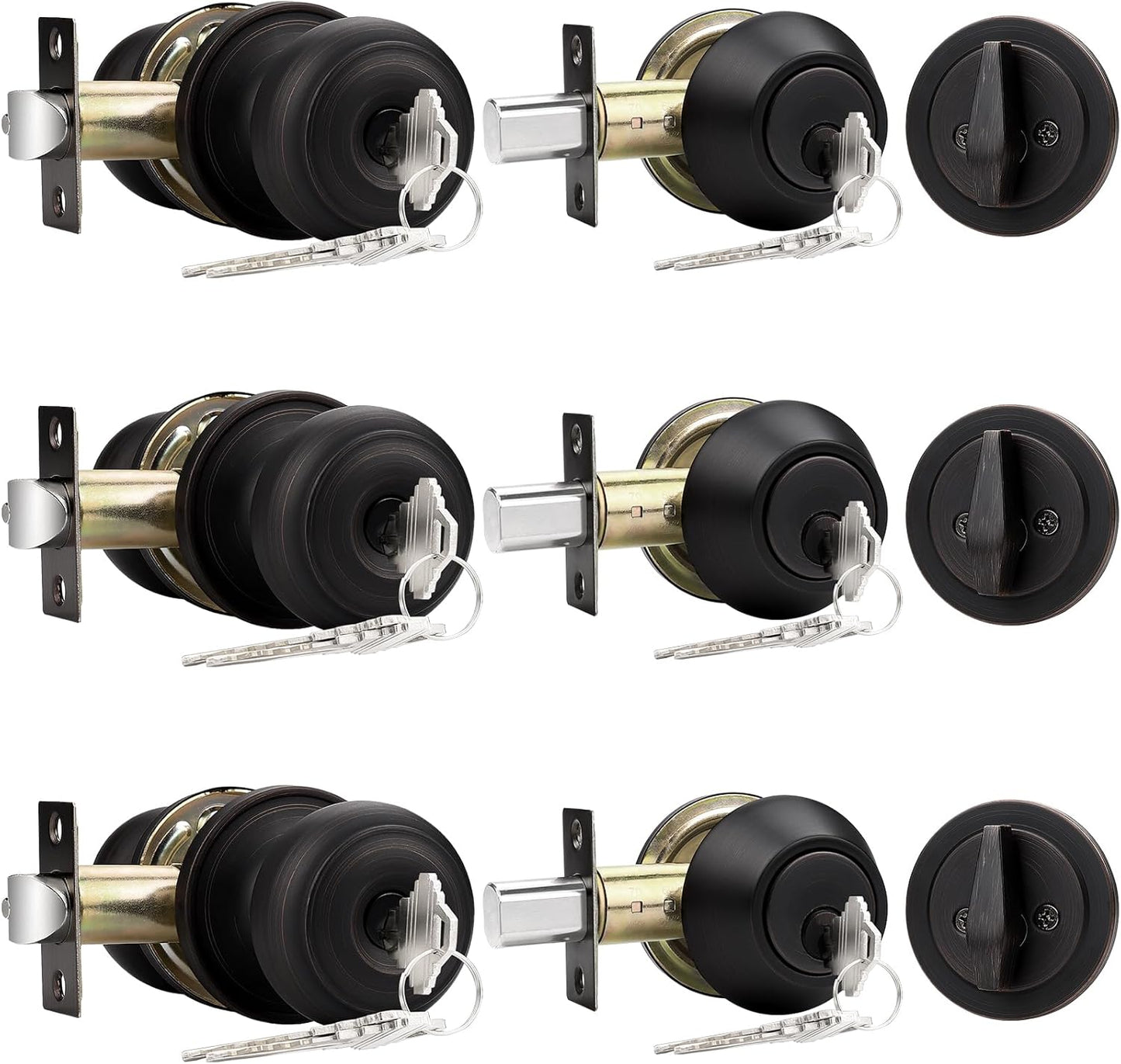Probrico Keyed Alike Entry Door Knob and Deadbolt Lockset Review