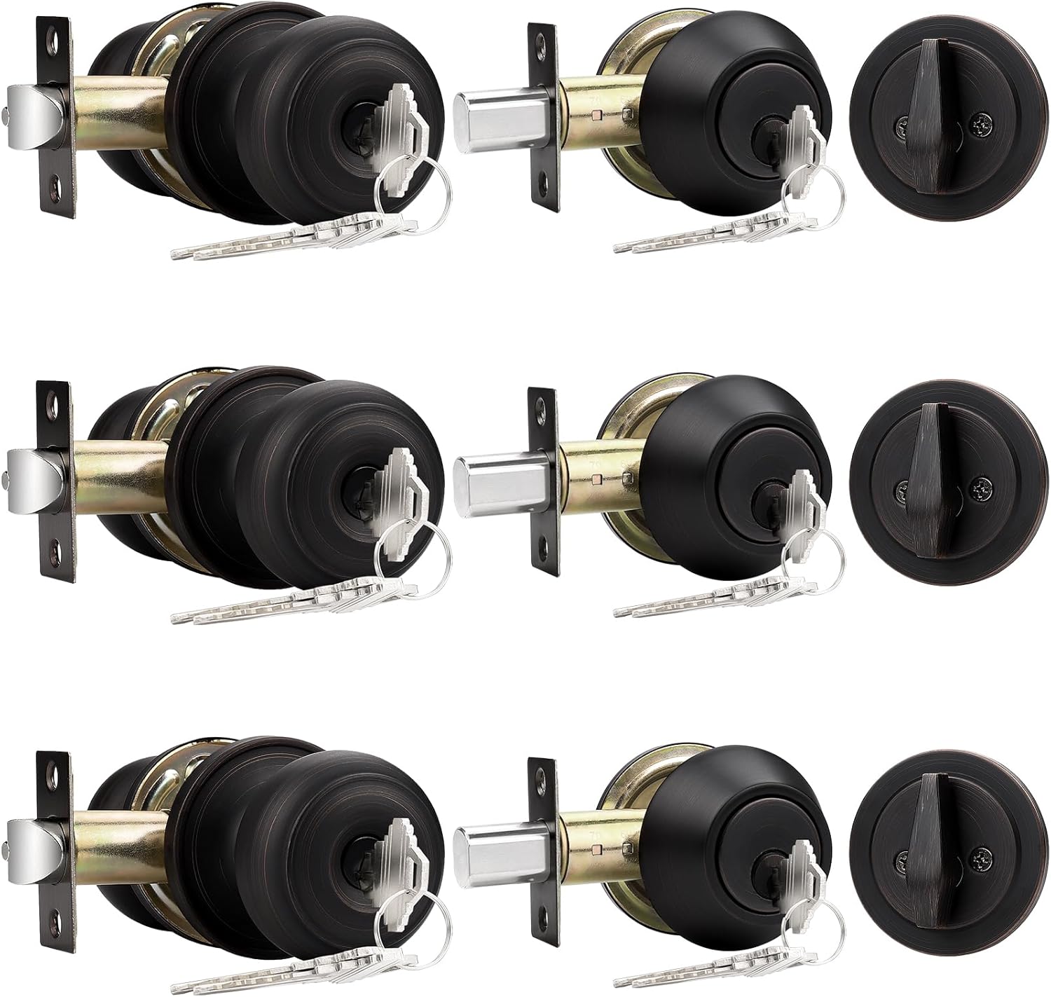 Probrico Keyed Alike Entry Door Knob and Deadbolt Lockset Review