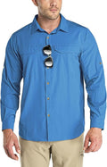Outdoor Ventures Men's UPF 50+ Sun Protection Hiking Shirt - Quick Dry