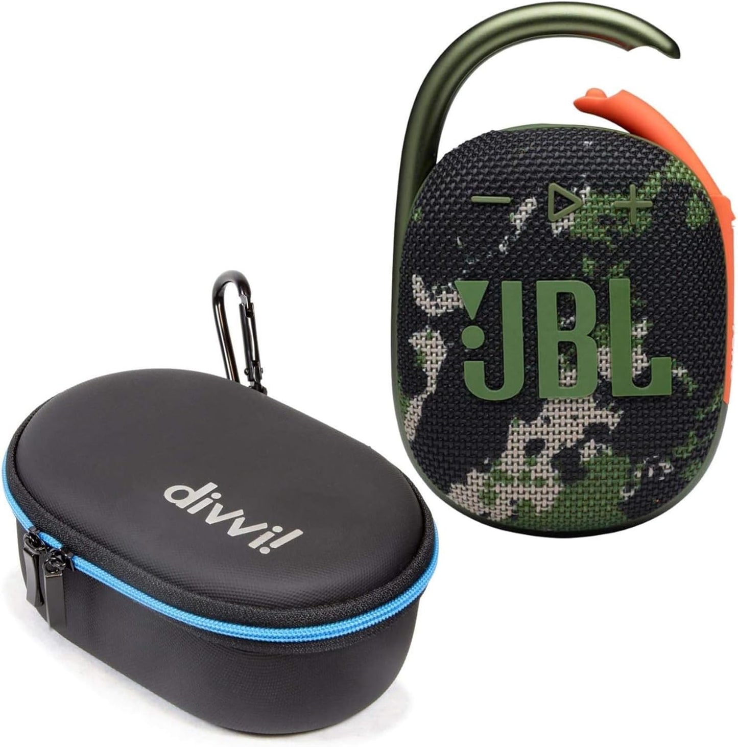 JBL Clip 4 Portable Bluetooth Speaker Bundle with Hardshell Case