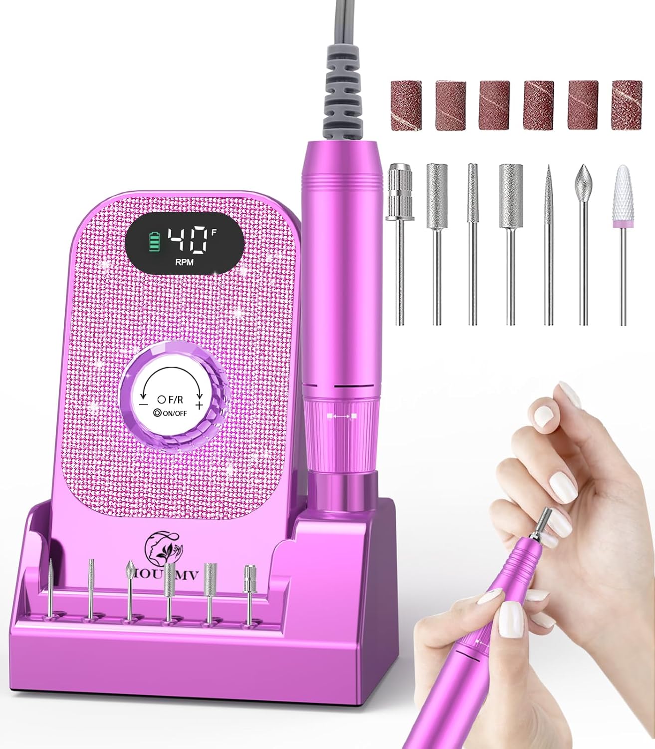 Portable Nail Drill Electric File for Professional Nail Care