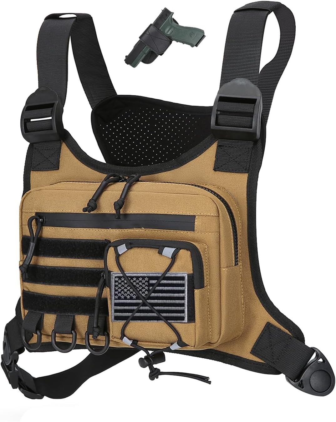 Outdoor Sports Chest Bag for Men - EDC Travel Chest Pack
