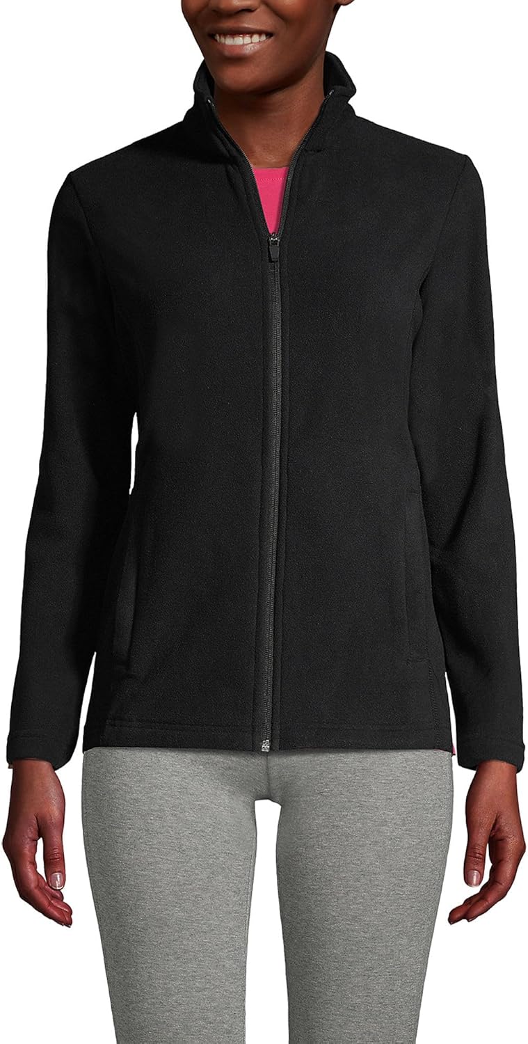 Lands' End Anyweather Fleece Full Zip Jacket for All Seasons