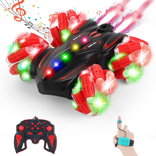 Upgraded Gesture Sensing RC Stunt Car for Boys Age 6-12 Fun