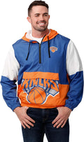 FOCO NBA Team Logo Warm-up Windbreaker Jacket - Team Color Style