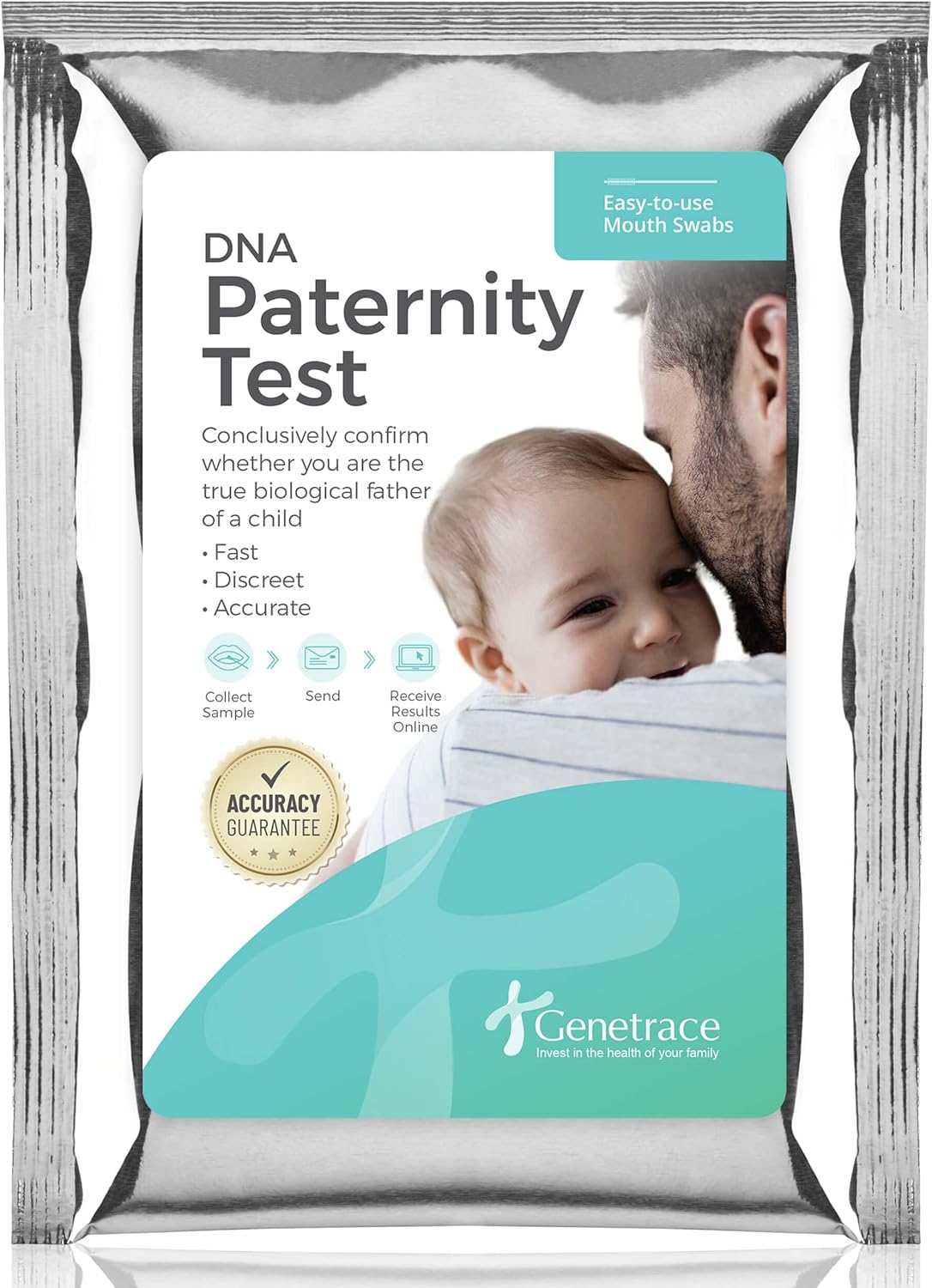 DNA Paternity Test Kit for Father and Child - Fast Results