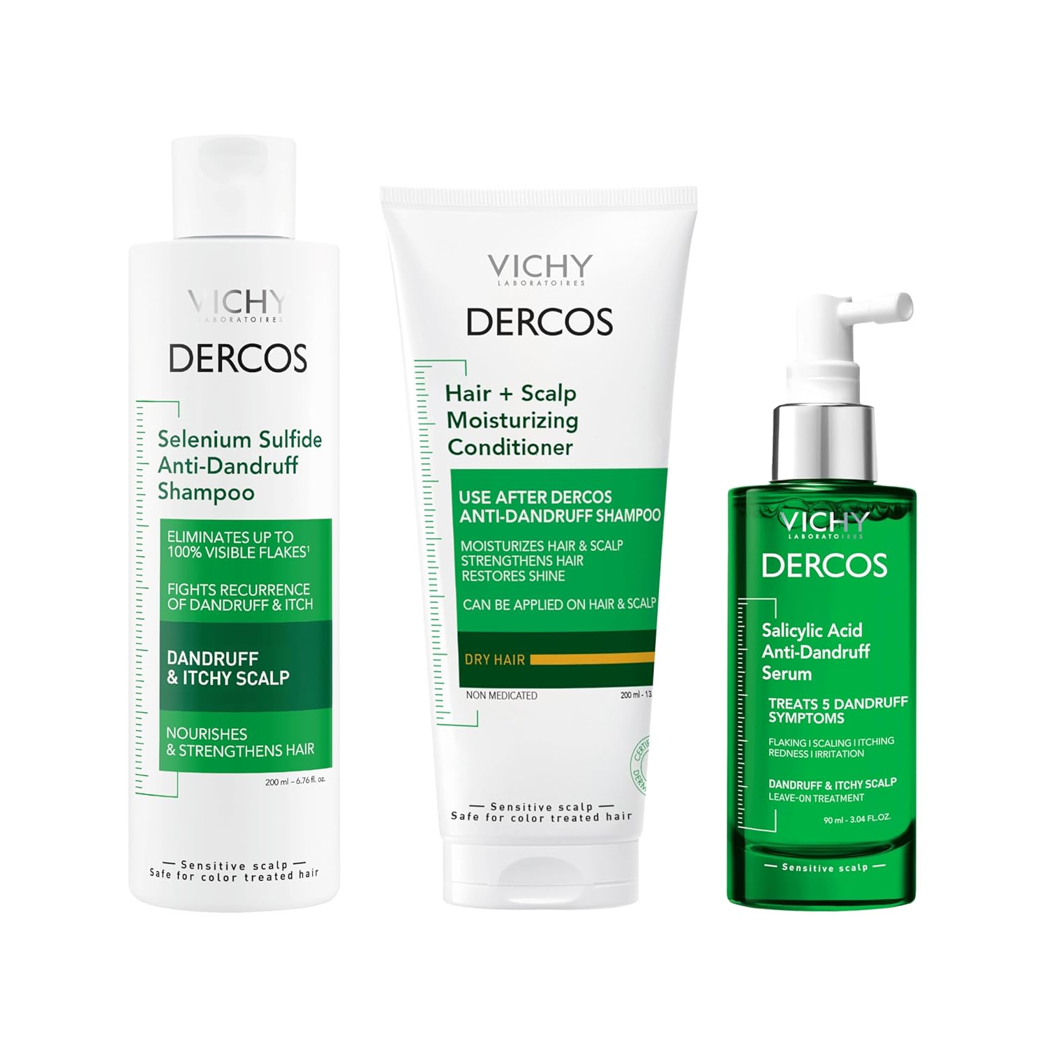 Dercos Selenium Sulfide Anti Dandruff Shampoo for Dry Scalp