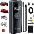 Portable 150 PSI Tire Inflator: 2X Faster & Auto Shut-Off