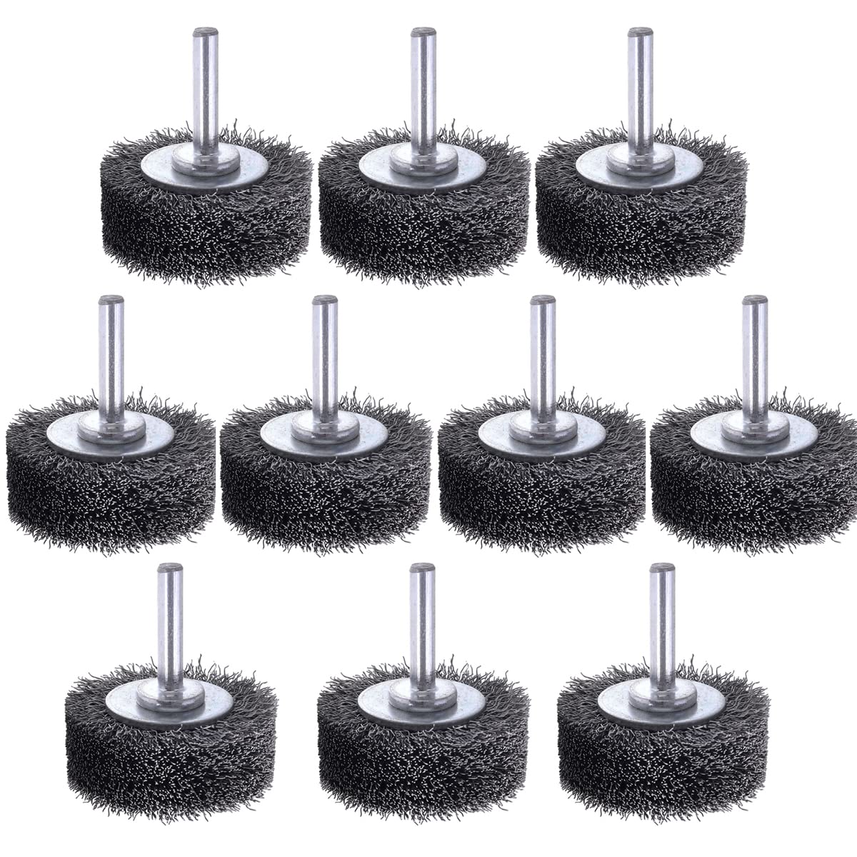 10 Pack Wire Wheel Brush for Drill - Heavy Duty Cleaning Tool