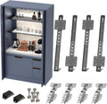 20in Cabinet Pocket Door Slide Hinge Kit for Inset Application
