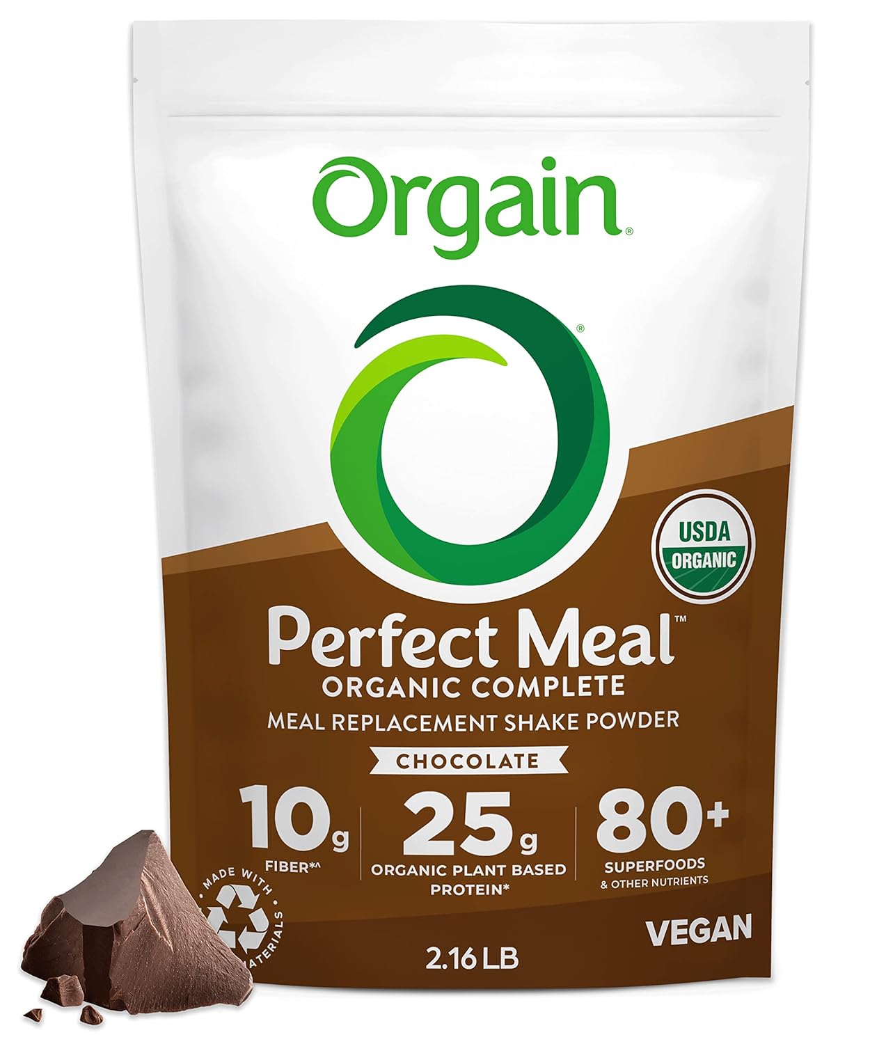 Orgain Perfect Meal Replacement Protein Powder for Nutrition