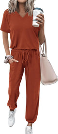 MASCOMODA Womens 2 Piece Summer Lounge Jogger Set - Comfortable