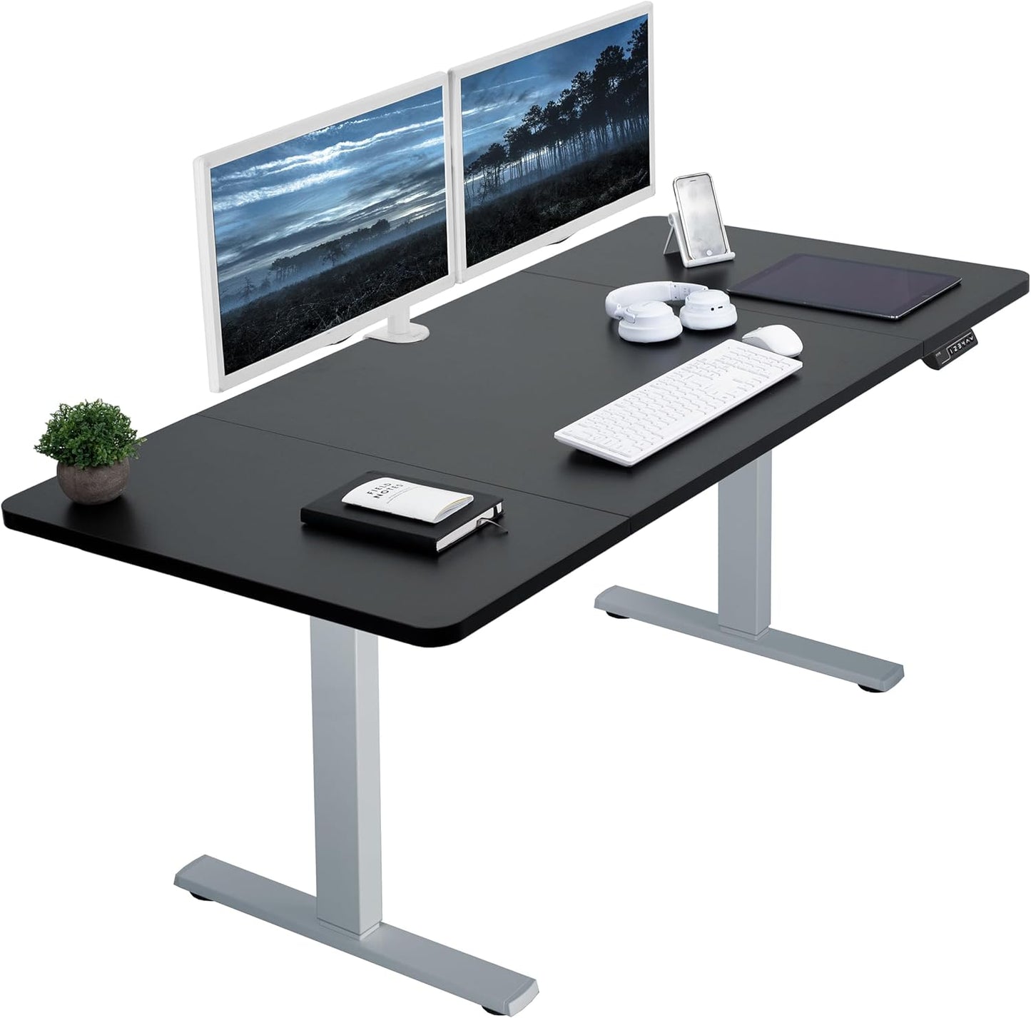 VIVO Electric Standing Desk with Memory Height Adjustment Features