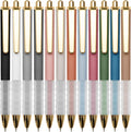 Linbsunne Ballpoint Pens Black Medium Point 1mm - Soft Grip